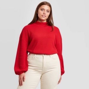 Ava & Viv Waffle Knit Top